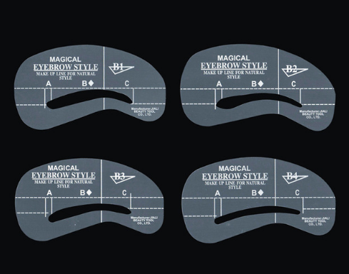 24Pc Eyebrow Stencil